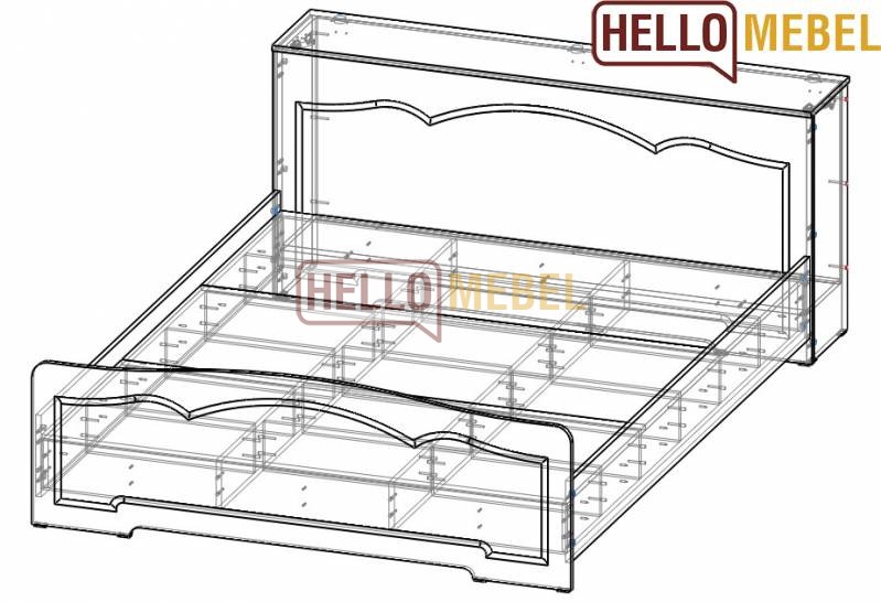 Амалия сб 996 кровать